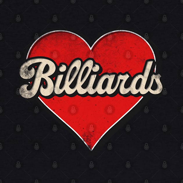 Billiards mom. Billiards retro heart by SerenityByAlex